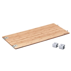 Snowpeak Multi-Function Table Long Bamboo Mặt Bàn Lắp Ghép Cắm Trại