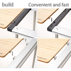 Snowpeak Multi-Function Table Long Bamboo Mặt Bàn Lắp Ghép Cắm Trại