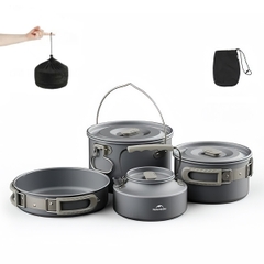 Naturehike Bộ Nồi Nhôm Cắm Trại Cao Cấp CNK2450CF010
