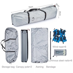 Naturehike NH19TM004 Tăng Lều Cắm Trại 10 Người Camping Tent Cover