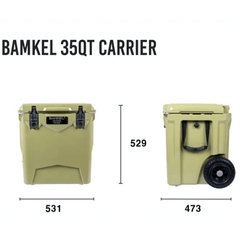 Thùng Đá Cắm Trại BamKel Carrier 35QT