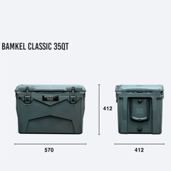 Thùng Đá Cắm Trại Dã Ngoại BamKel Classic 35QT