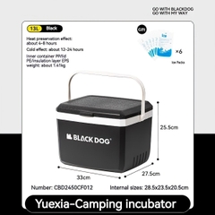 Blackdog Thùng Giữ Lạnh Cắm Trại 13L - 25L