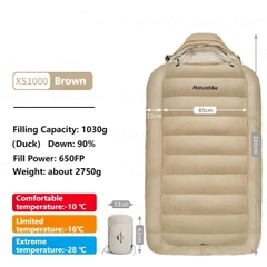 Naturehike Túi Ngủ Cắm Trại Dày Siêu Nhẹ Chống Nước