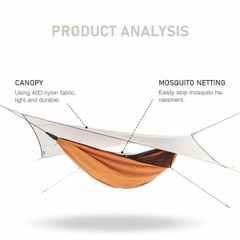 Naturehike NH20ZP092 Võng đơn dã ngoại mang đi rừng