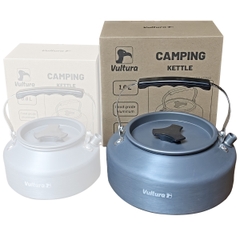Vultura Ấm Nhôm Đun Nước Cắm Trại Dã Ngoại 0.8L - 1.6L | VTR-KE2501, VTR-KE2502