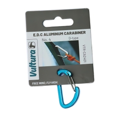 Vultura VTR-CA2401 Carabiner Nhôm Chữ D số 4 Cắm Trại