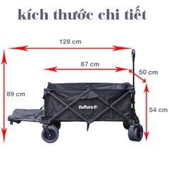 Vultura VTR-WG2401 Xe Kéo Cắm Trại 220L Có Chức Năng Mở Rộng
