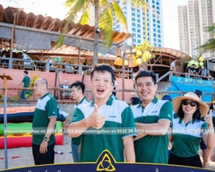 Đồng Phuc Đi Biển Teambuiding Ngân Hàng Vietcombank - Đồng Phục May Thành Việt
