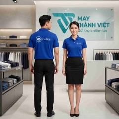 Áo đồng phục xanh nước biển