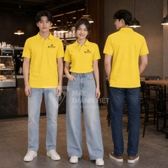 Polo Đồng Phục Quán Cafe Màu Vàng