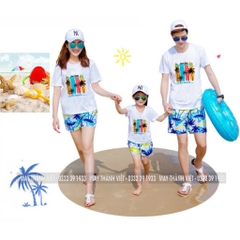 Đồng Phục Đi Biển Cho Gia Đình Giá Rẻ Tại An Giang Màu đỏ - Đồng Phục May Thành Việt