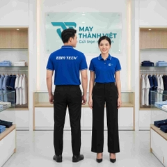 Áo đồng phục công ty màu xanh bích