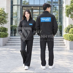 Áo Gió Đồng Phục Màu Đen