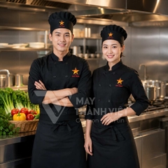 Áo Bếp Trắng
