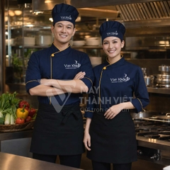 Áo Bếp Màu Xanh