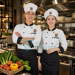 Áo Bếp Trắng