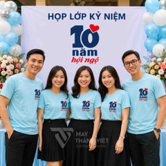 Mẫu áo đồng phục họp lớp ở Vĩnh Long trẻ trung, nổi bật