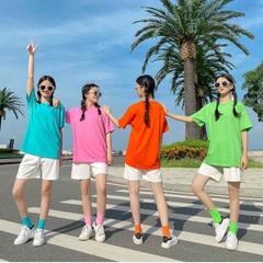 Áo 7 màu cho nhóm đi du lịch (Combo áo+ quần+ tất+ kính)