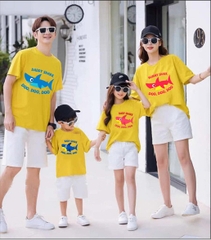áo đi biển gia đình