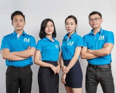 Áo đồng phục công ty màu xanh dương