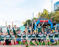 Đồng Phuc Đi Biển Teambuiding Ngân Hàng Vietcombank - Đồng Phục May Thành Việt