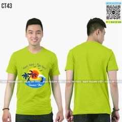 Áo nhóm 3 người đi biển - Đồng Phục May Thành Việt