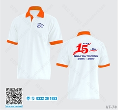 Áo thun họp lớp màu trắng cao cấp tại Kiên Giang - Đồng phục May Thành Việt