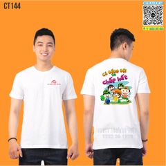 May đồng phục team building màu trắng  - Đồng phục may thành việt