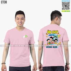 Mẫu áo team đi biển công ty màu trắng giá rẻ - đồng phục may thành việt