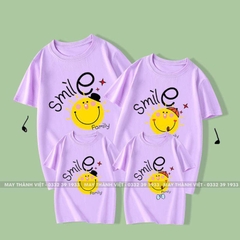 Ao Gia Đình Đẹp Màu Tím - Đồng Phục May Thành Việt