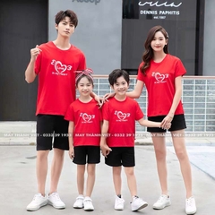 Áo Gia Đình Là Số 1 Giá Rẻ Tại Cao Bằng Màu hồng - Đồng Phục May Thành Việt