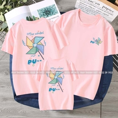 Áo Gia Đình Màu xanh chuối Giá Rẻ Tại Nam Định - Đồng Phục May Thành Việt