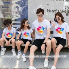 Áo Gia Đình Summer Cao Cấp- Đồng Phục May Thành Việt