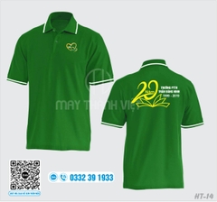 Áo hội khóa màu xanh lá cây rẻ tại Ninh Bình - Đồng phục May Thành Việt