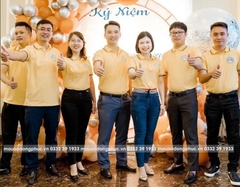 Áo họp lớp ra trường màu vàng