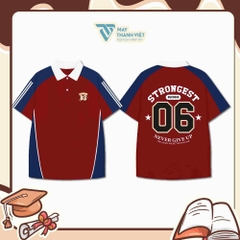 Áo lớp màu đỏ đô