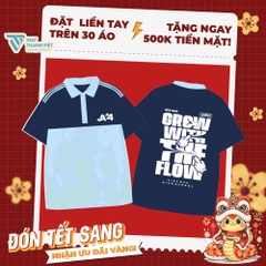 Áo lớp xanh kết hợp đen