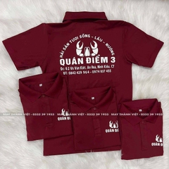 Áo Phông Đồng Phục Nhà Hàng Tại Hậu Giang - Đồng Phục May Thành Việt