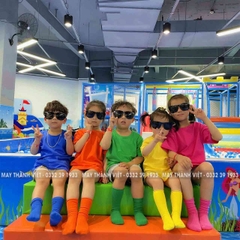 Áo thun nhiều màu sắc đẹp cho trẻ em - Đồng phục may thành việt