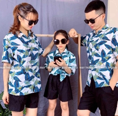 Áo Sơ Mi Đi Biển Nhóm đẹp rẻ chất đũi tại Hải Dương - đồng Phục May Thành Việt