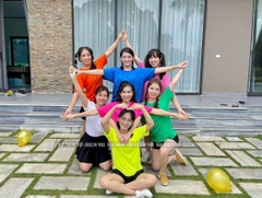 Áo thun sắc màu cho nhóm chất giá rẻ - Đồng phục may thành việt