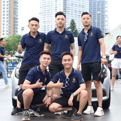 Áo thun đồng phục công ty màu tím than - Đồng phục may thành việt