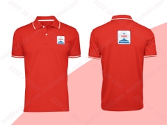 Áo thun đồng phục giá rẻ cổ bẻ màu xanh Bạc Liêu Bạc Liêu- Đồng phục May Thành Việt