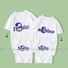 Áo Thun Gia Đình Đẹp Màu Cam - Đồng Phục May Thành Việt
