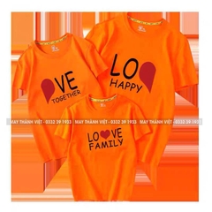 Áo Thun Gia Đình Đi Biển Giá Rẻ Tại Đắk Nông Màu vàng - Đồng Phục May Thành Việt