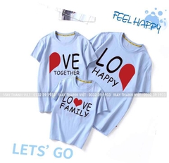 Áo Thun Gia Đình Đi Biển Giá Rẻ Tại Đắk Nông Màu vàng - Đồng Phục May Thành Việt