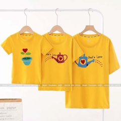 Áo Thun Gia Dinh Giá Rẻ Tại Đà Nẵng Màu Trắng - Đồng Phục May Thành Việt