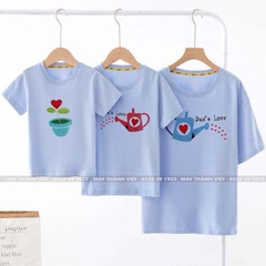 Áo Thun Gia Dinh Giá Rẻ Tại Đà Nẵng Màu Trắng - Đồng Phục May Thành Việt