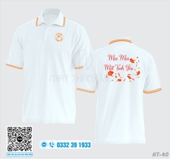 Áo kỷ niệm ra trường rẻ đẹp cao cấp màu trắng - Đồng phục May Thành Việt